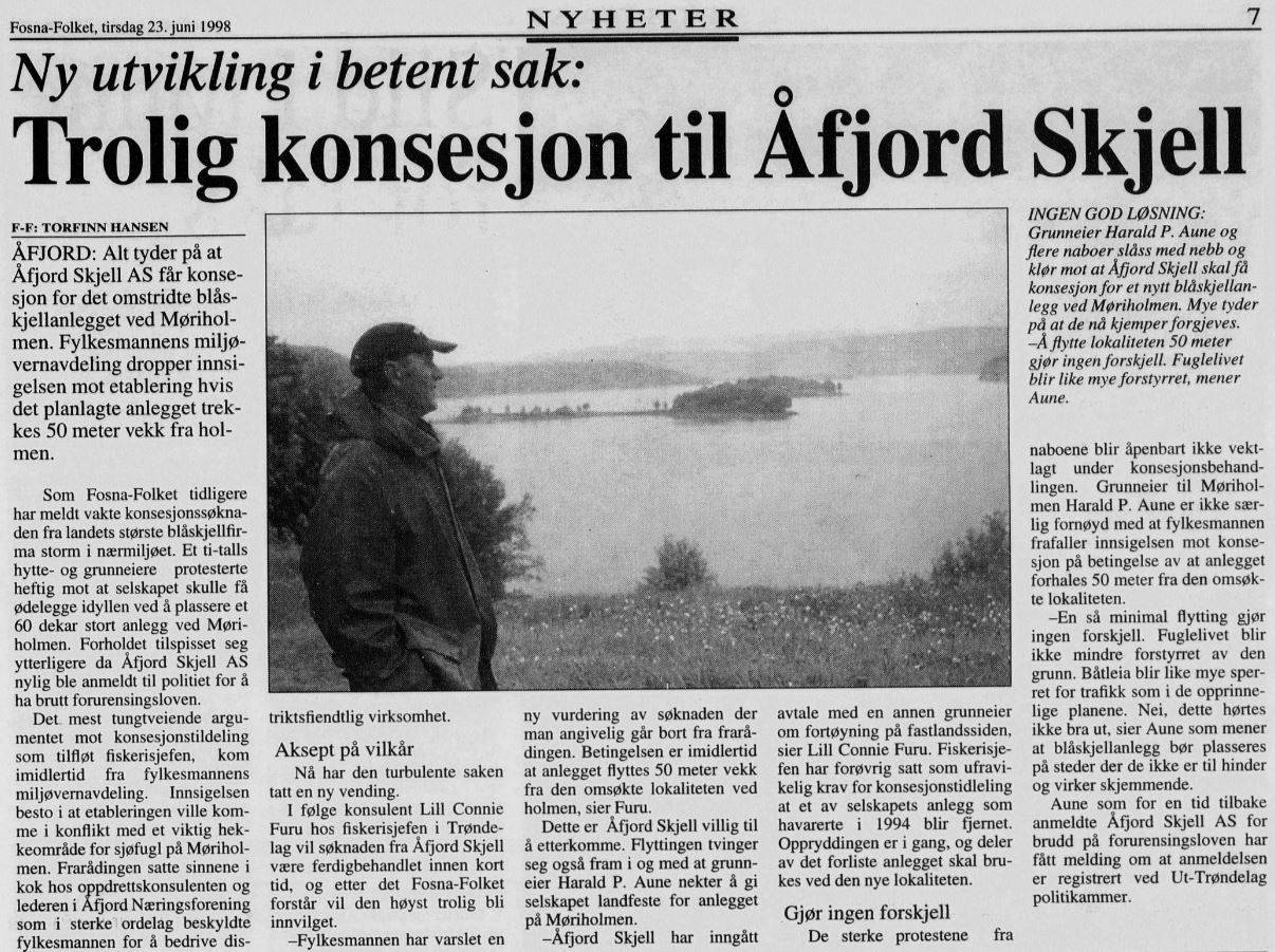 1998-06-23 FF Trolig konsesjon til åfjord Skjell